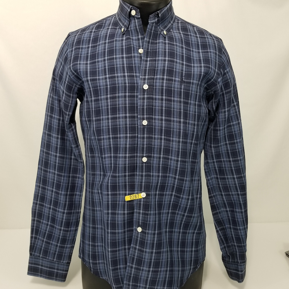 Plaid Ralph Lauren Mens Button Down Shirt  Small